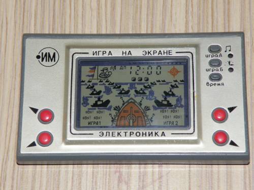 Игра электроника Морской бой